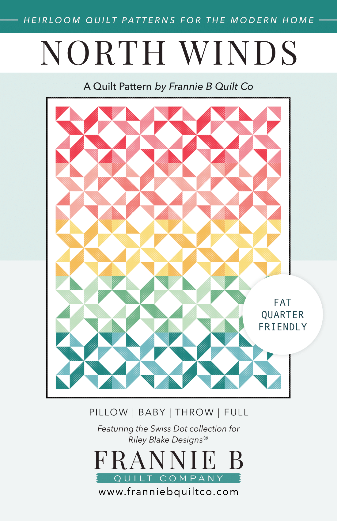 North Winds Quilt - Paper Pattern (2025)