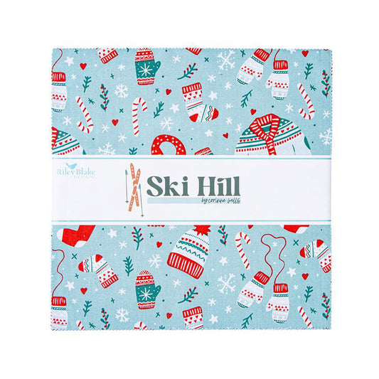 Ski Hill 10 inch Stacker | Corinne Wells for Riley Blake Designs
