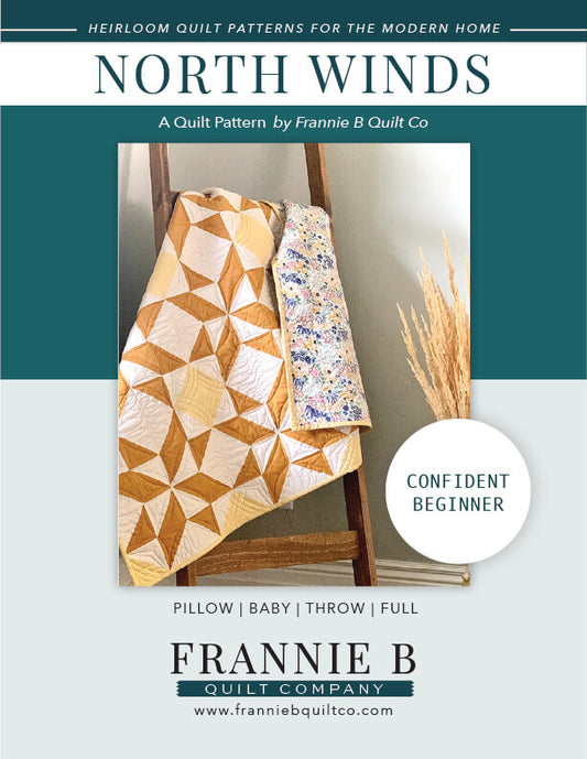 North Winds Quilt by Frannie B Quilt Co. Fabric by Riley Blake Designs