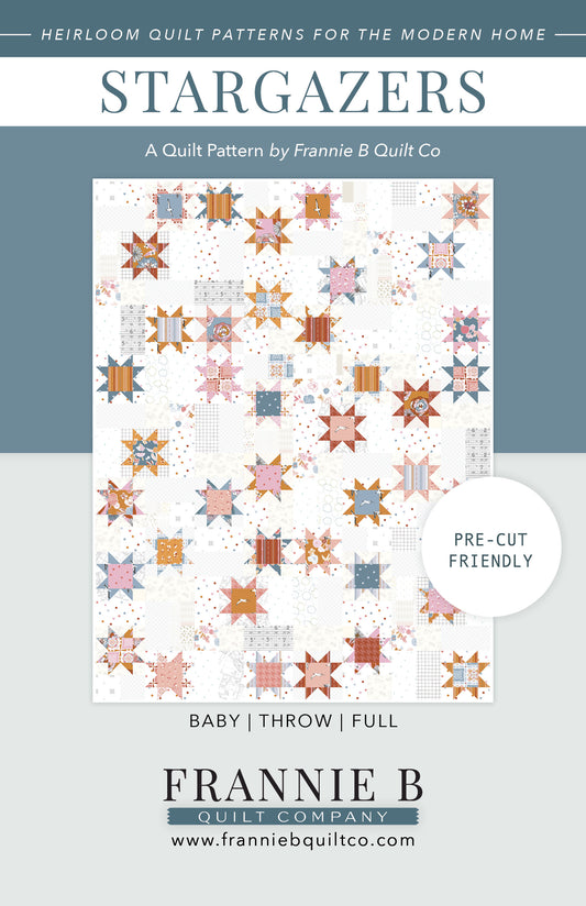 Stargazers Quilt Paper Pattern